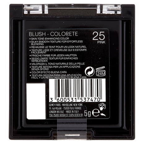Maybelline New York Blush Fit Me, Texture Compatta in Polvere, Pink